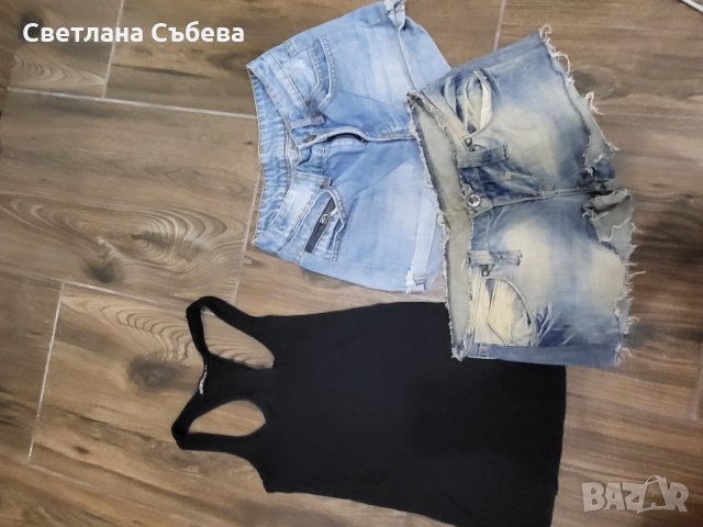 Дънкови къси панталони  по 7лв , снимка 3 - Къси панталони и бермуди - 35266983