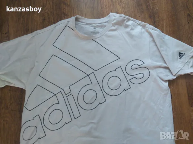 adidas Giant Logo Tee - дамска УГОЛЕМЕНА тениска 2ХЛ КАТО НОВА , снимка 4 - Тениски - 47324938