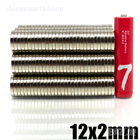 12x2mm неодимов МАГНИТ N52, Neodymium magnet NdFeB magnit, снимка 4 - Други машини и части - 40794203