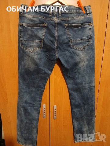 34-36р КРАСИВО ПОЧТИ НОВО ДЪНКИ , снимка 5 - Дънки - 53953629