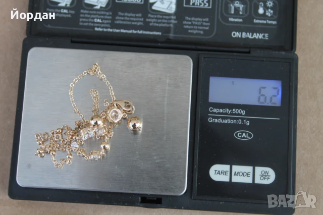 Сребърно колие с позлата, снимка 10 - Колиета, медальони, синджири - 50772333