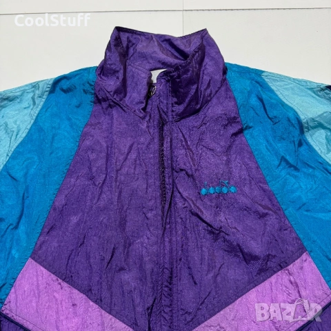 Спортно Горнище Diadora Vintage Размер XXL, снимка 5 - Спортни дрехи, екипи - 53925649