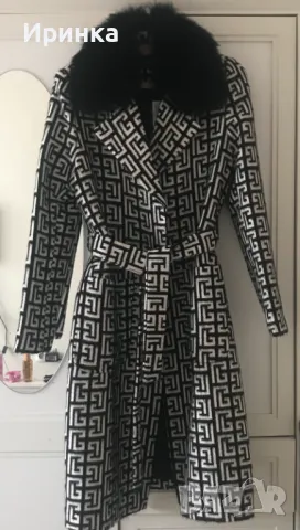  BALMAIN eлегантно дамско палто НОВО , снимка 6 - Палта, манта - 43295212