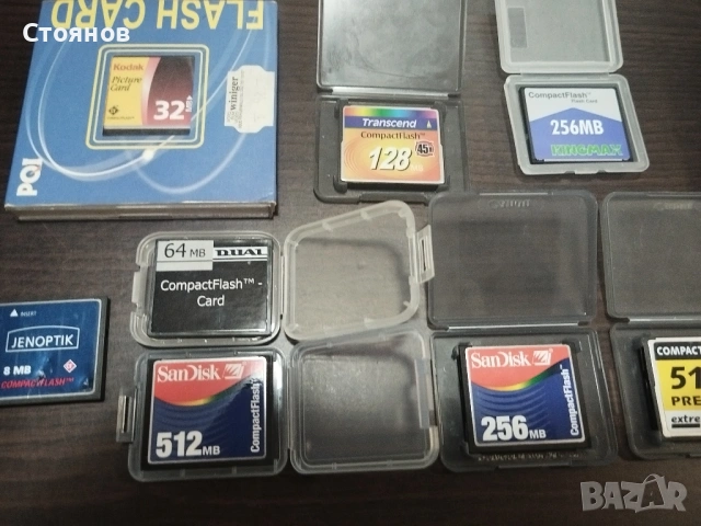 Compact Flash.SanDisk,Kodak и др. , снимка 7 - USB Flash памети - 21765152