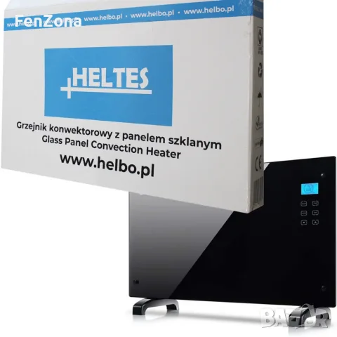 Електрически конвектор Heltes 2000W с LCD дисплей и седмично п, снимка 6 - Отоплителни печки - 56084179