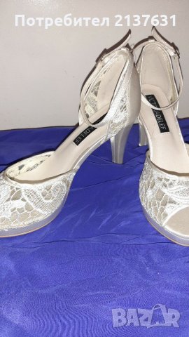 НОВИ ! Официални Дамски Обувки с дантела Victoria Delef , снимка 4 - Дамски елегантни обувки - 29997285
