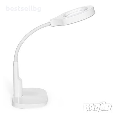 Мощна голяма стъклена настолна лупа лед осветление за четене бродиране, снимка 9 - Други инструменти - 29106323