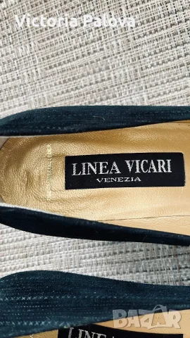 Луксозни италиански обувки Linea Vicari Venezia, 38,5, снимка 10 - Дамски обувки на ток - 55995594