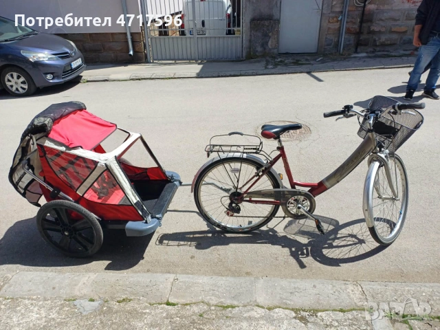Продавам колело със ремарке