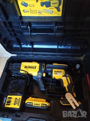 Като нови - радиална преса Bosch и Винтоверт Dewalt за гипсокартон, снимка 5 - Винтоверти - 52107196
