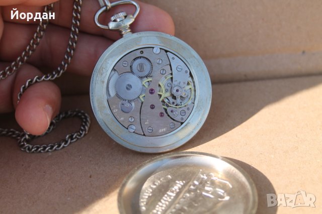 СССР джобен часовник ''Молния'' за турските железници, снимка 10 - Антикварни и старинни предмети - 40877042