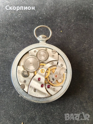 Джобен часовник - Молния - СССР - 15 РУБИНА - Челябинска - ПЕРФЕКТЕН, снимка 5 - Джобни - 47156792