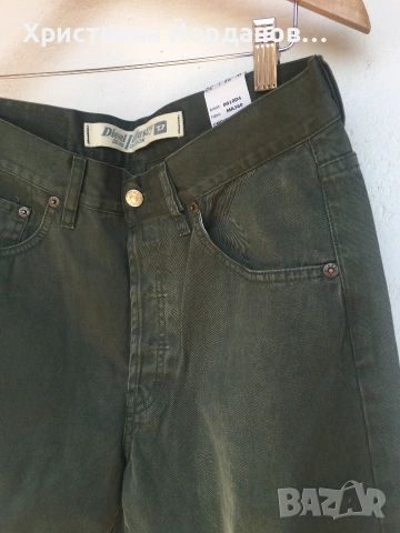 Нови панталони Diesel каки, снимка 6 - Панталони - 54326300