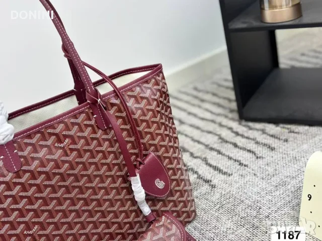 Goyard  Дамска чанта, кожа, снимка 2 - Чанти - 56312643