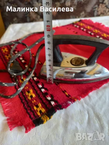 малка ютия , снимка 3 - Антикварни и старинни предмети - 49076727