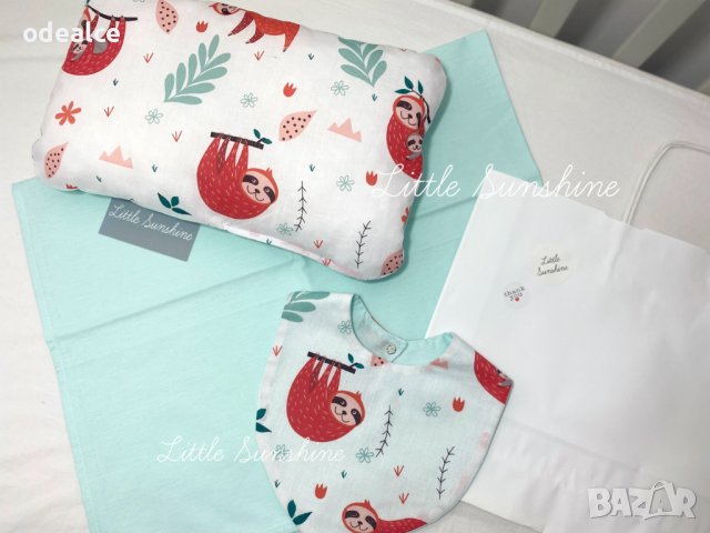 Baby Sloth Gift Set 3 части - подаръчен комплект за бебе, снимка 3 - Комплекти за бебе - 36890232