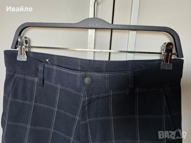 Кариран панталон Zara, снимка 3 - Панталони - 55770054