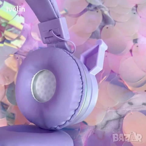 Безжични Bluetooth слушалки AH-806Y – Уникален дизайн и висококачествен звук, снимка 4 - Слушалки и портативни колонки - 53876127