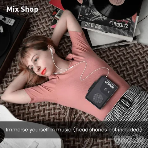 Нов Reshow Walkman касетофон към MP3 цифров конвертор с намаляване на шума,преносим касетофон, черен, снимка 4 - Радиокасетофони, транзистори - 55979489