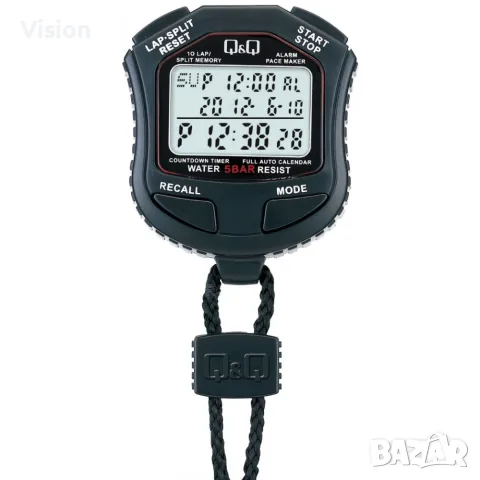 Хронометър Casio HS-70W-1DF Q&Q HS45J. Дигитални Хронометри Касио HS.Функция Темпо 100 Времена, снимка 6 - Спортна екипировка - 55838803