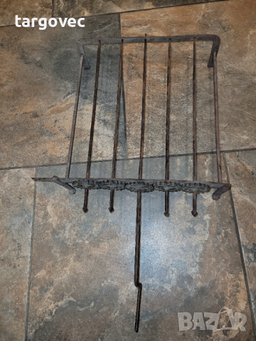 Старинен кован бейски шишлик, снимка 7 - Антикварни и старинни предмети - 44773564