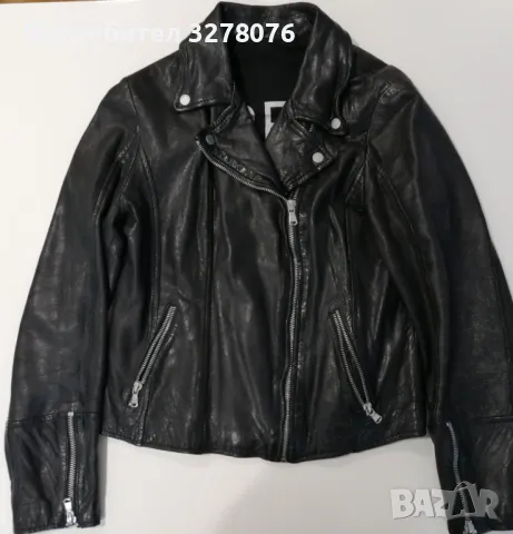Дамско яке естествена кожа , снимка 6 - Якета - 47668590