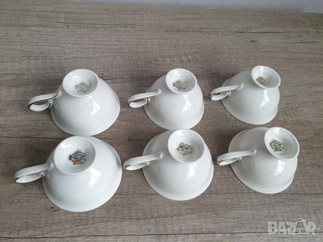 Стари позлатени порцеланови чашки с два печата на Bavaria, снимка 4 - Антикварни и старинни предмети - 40642596