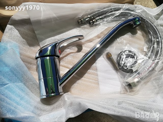 смесител за кухня баня с меки връзки, снимка 6 - Смесители - 29988429