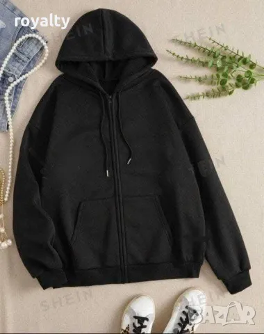 Ватиран Памучен суичър Различни цветове , снимка 5 - Суичъри - 49091555