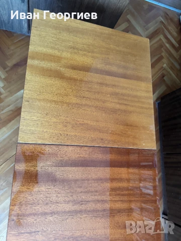 Кафява холна маса разтегателна В/Щ/Д- 54/55/110(157,5), снимка 5 - Маси - 50661392