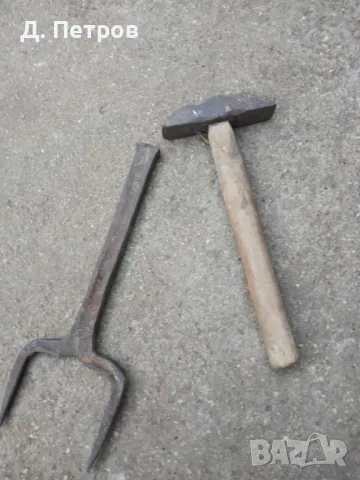 Чук наковалня и верига за огнище