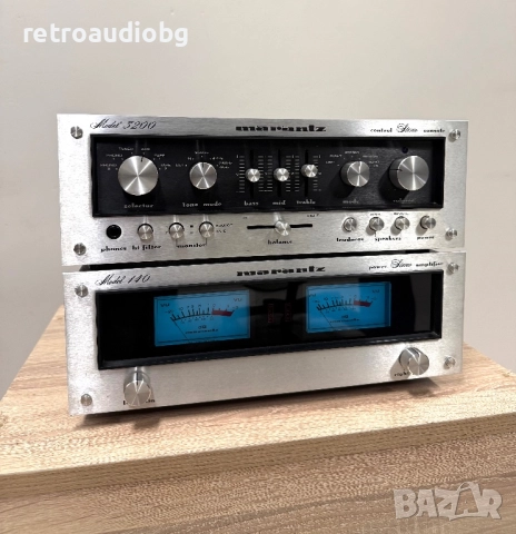 🔉Ретро колекционерски аудио сет MARANTZ - стъпало 140 + предусилвател 3200🔉, снимка 4 - Аудиосистеми - 52967449
