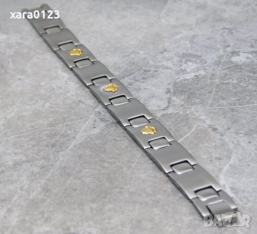 Стоманена гривна BRT1154, снимка 4 - Гривни - 31472310