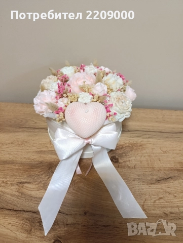 Букети от ароматни соеви свещи, снимка 2 - Изкуствени цветя - 51872003