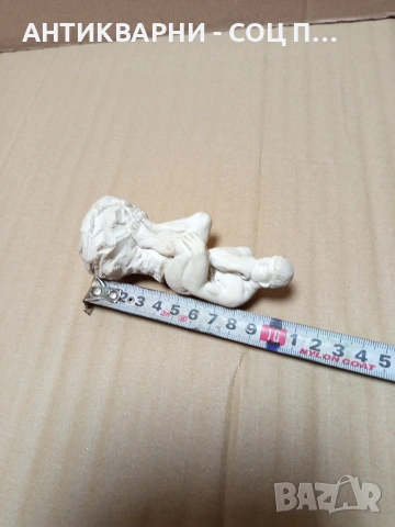Стара Малка Гипсова Репродукция Мислителя. , снимка 11 - Антикварни и старинни предмети - 53067431