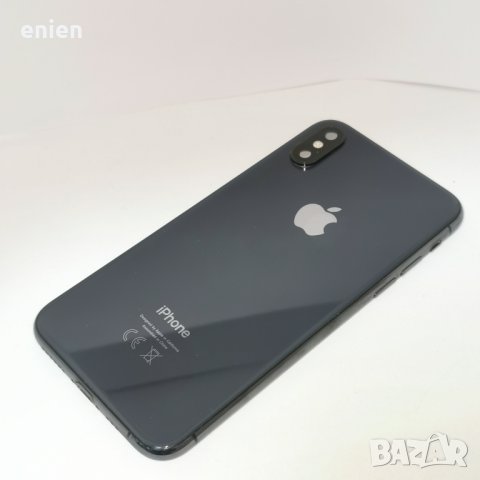 Оригинален употребяван заден капак панел корпус за iPhone XS / Черен