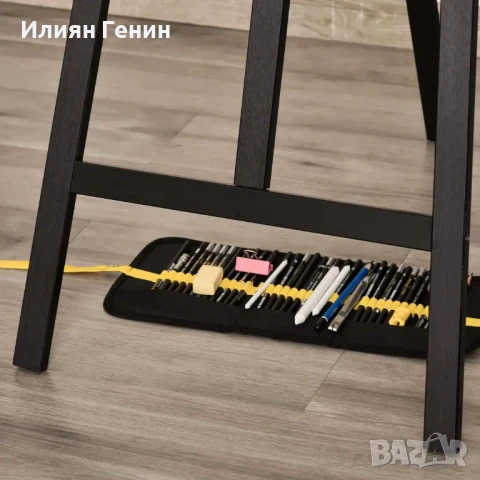 Статив Homcom, Дърво, 51.5x71.5x134.5, Черен, снимка 6 - Други - 50580987