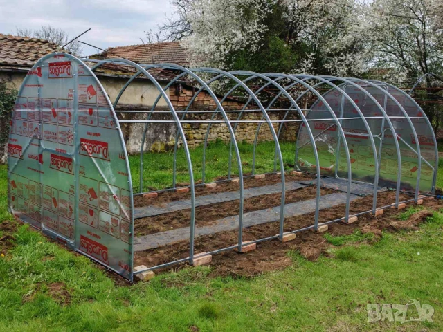 Оранжерии с поликарбонат 3х4,3х6,3х8 3х10 — профил 40×20 • без заварки • доставка, снимка 17 - Оранжерии - 53613842