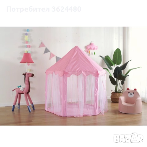 Розова Палатка Замък за Игра 4755, снимка 6 - Други - 52540507