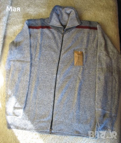 Нова мъжка жилетка с висока яка и цип