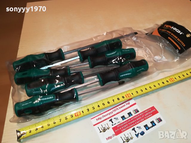 TENHIGH-ОТВЕРТКИ 7 ЧАСТИ 0109221103, снимка 2 - Отвертки - 37865014