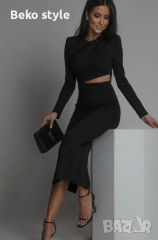 Ефектна дамска рокля, снимка 2 - Рокли - 52521288