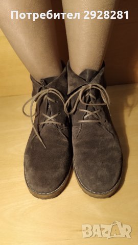 Paul Green Munchen дамски обувки естествен велур, снимка 3 - Дамски боти - 31273864
