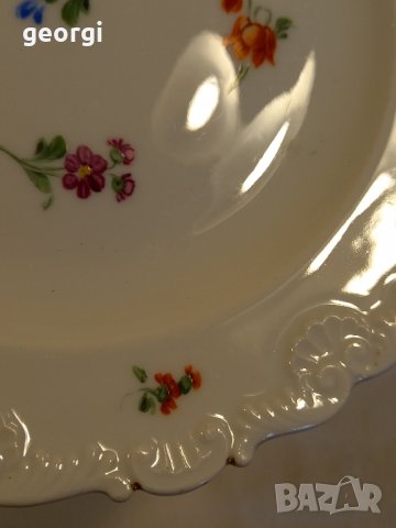  порцеланова чиния Meissen , снимка 5 - Чинии - 44239494