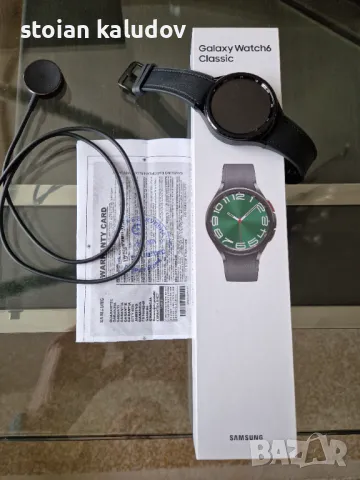 Samsung Watch 6 Classic/R-960/-47mm. Гаранция, снимка 1 - Друга електроника - 48504218