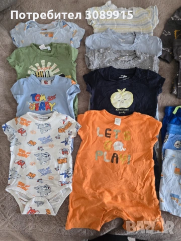 Лот бебешки дрешки размер 74, снимка 2 - Комплекти за бебе - 54357347