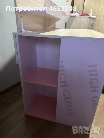 Ученическо бюро с надстройка