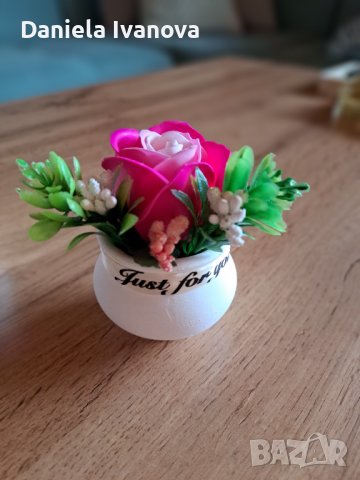 Сапунени рози, снимка 15 - Изкуствени цветя - 38183779