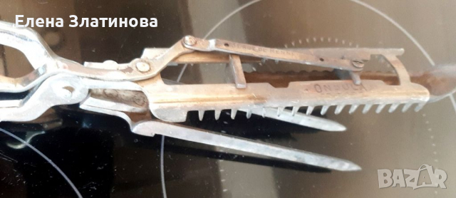 Антична маша за коса, снимка 4 - Антикварни и старинни предмети - 36412992