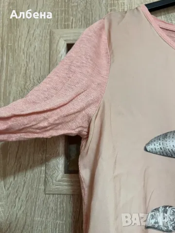 Дамска блуза с лен Scotch & Soda, снимка 5 - Блузи с дълъг ръкав и пуловери - 47568823